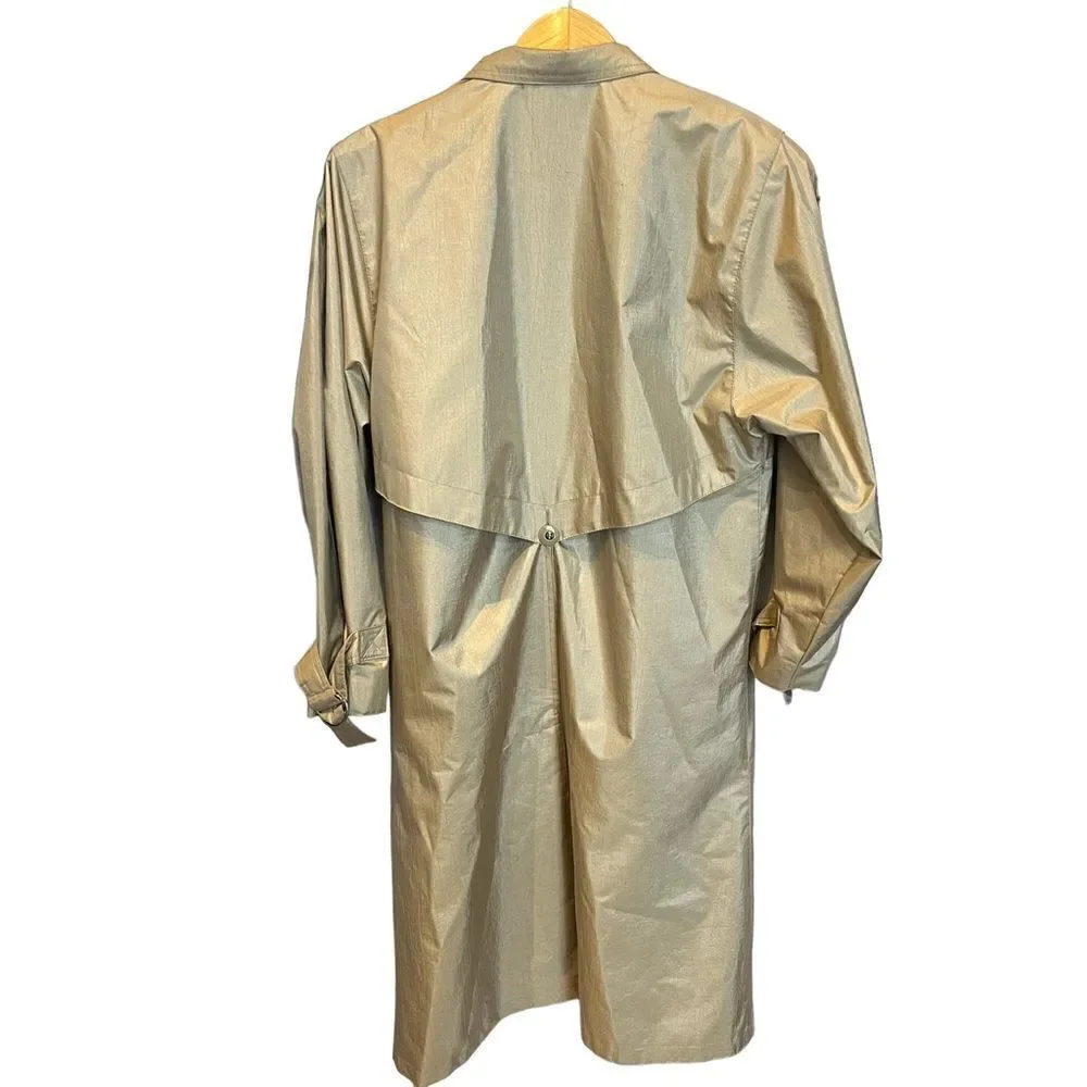 Women's Trench/rain Coat Tan Size 6 - Picture 2 of 12
